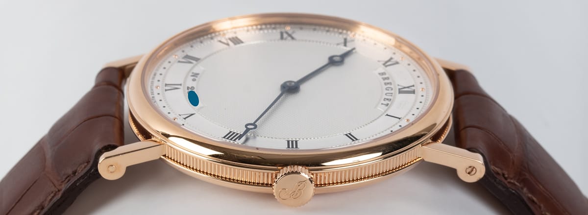 Crown Side Shot of Classique Automatic Ultra Slim