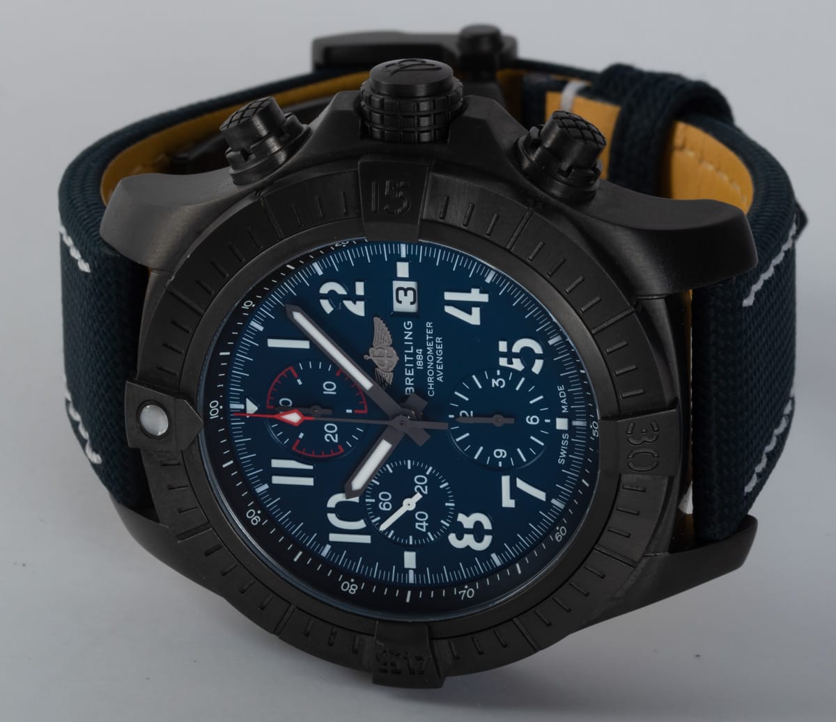 Front View of Super Avenger Chronograph 48 Night Mission