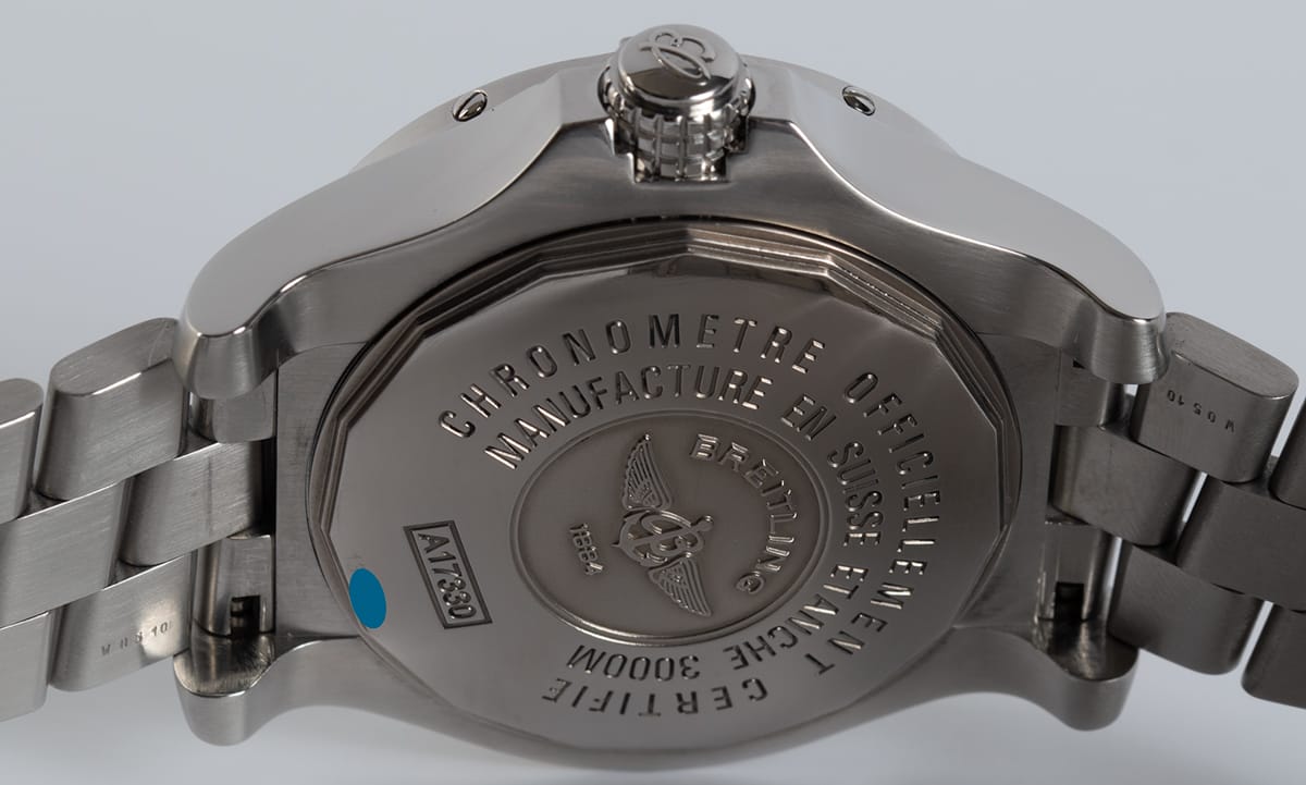 Caseback of Avenger Seawolf