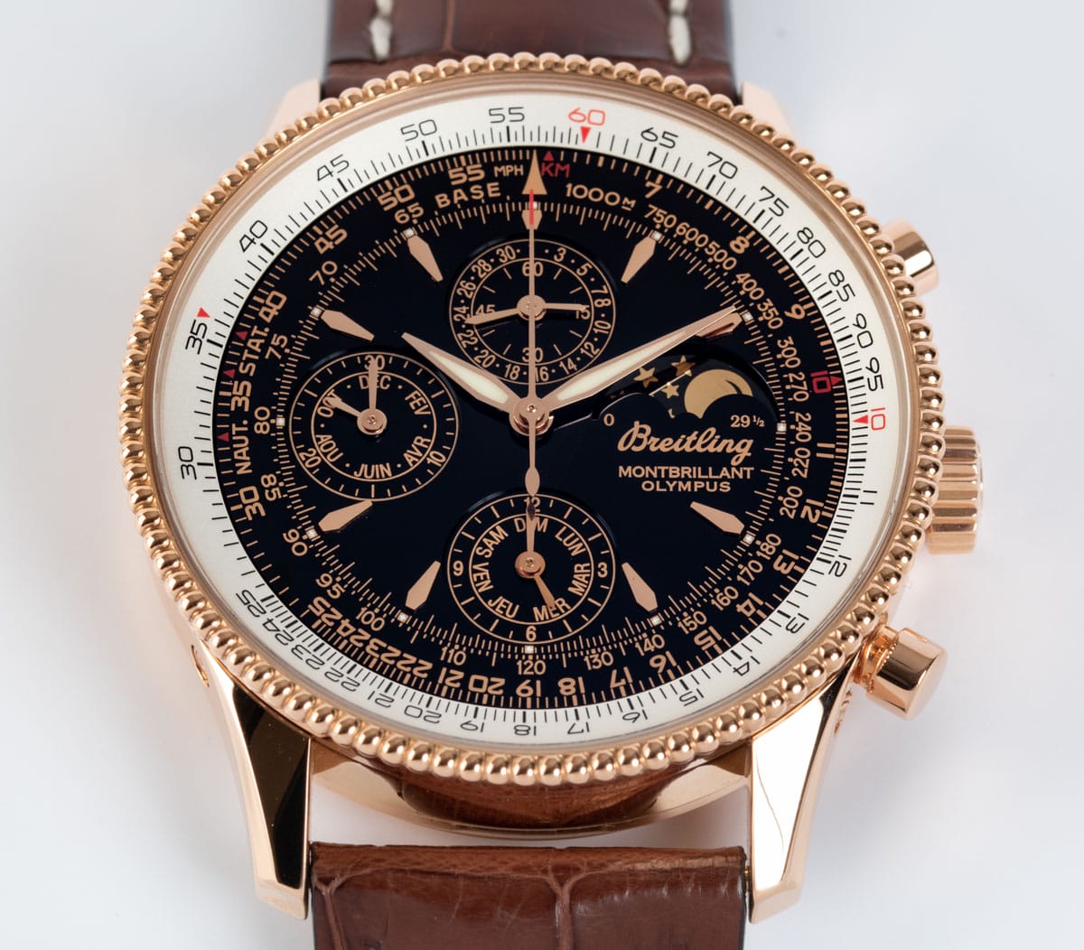 Front Shot  of Navitimer Montbrillant Olympus LE