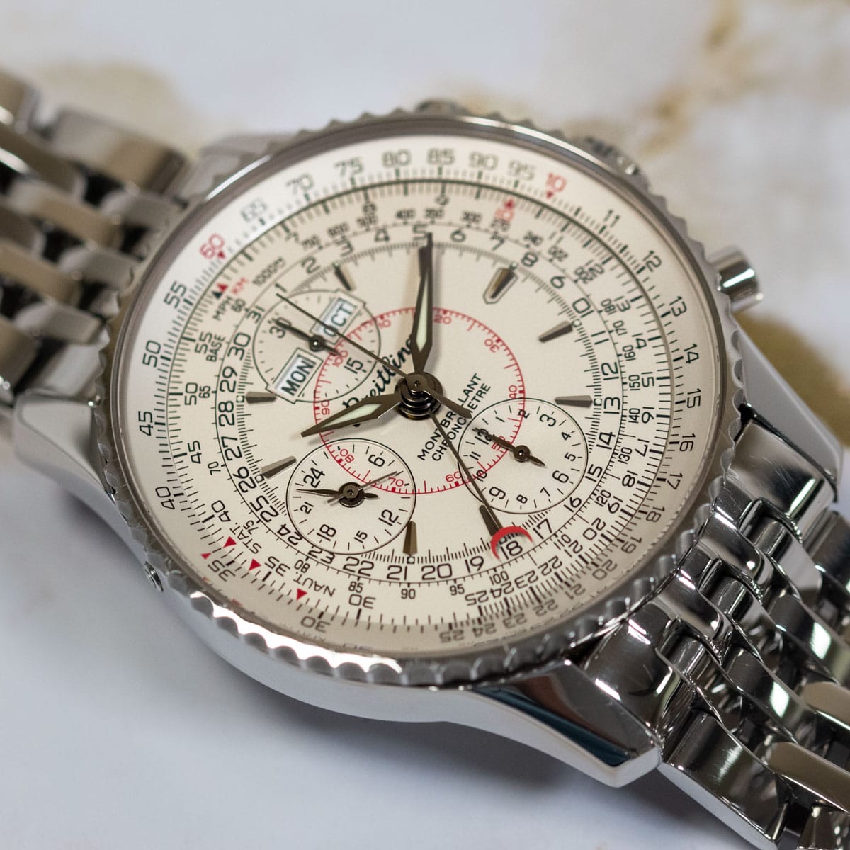 Stylied photo of  of Navitimer Montbrillant Datora