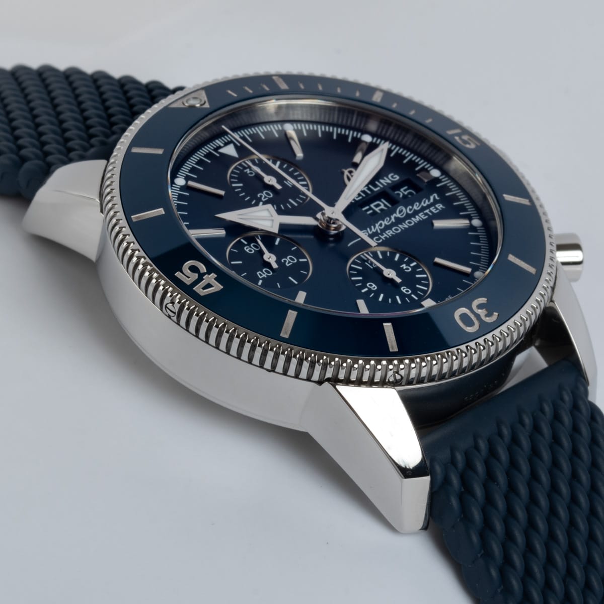9' Side Shot of Superocean Heritage Chronograph 44