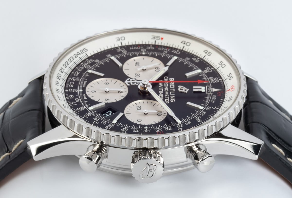 Crown Side Shot of Navitimer 1 B01 Chronograph 43