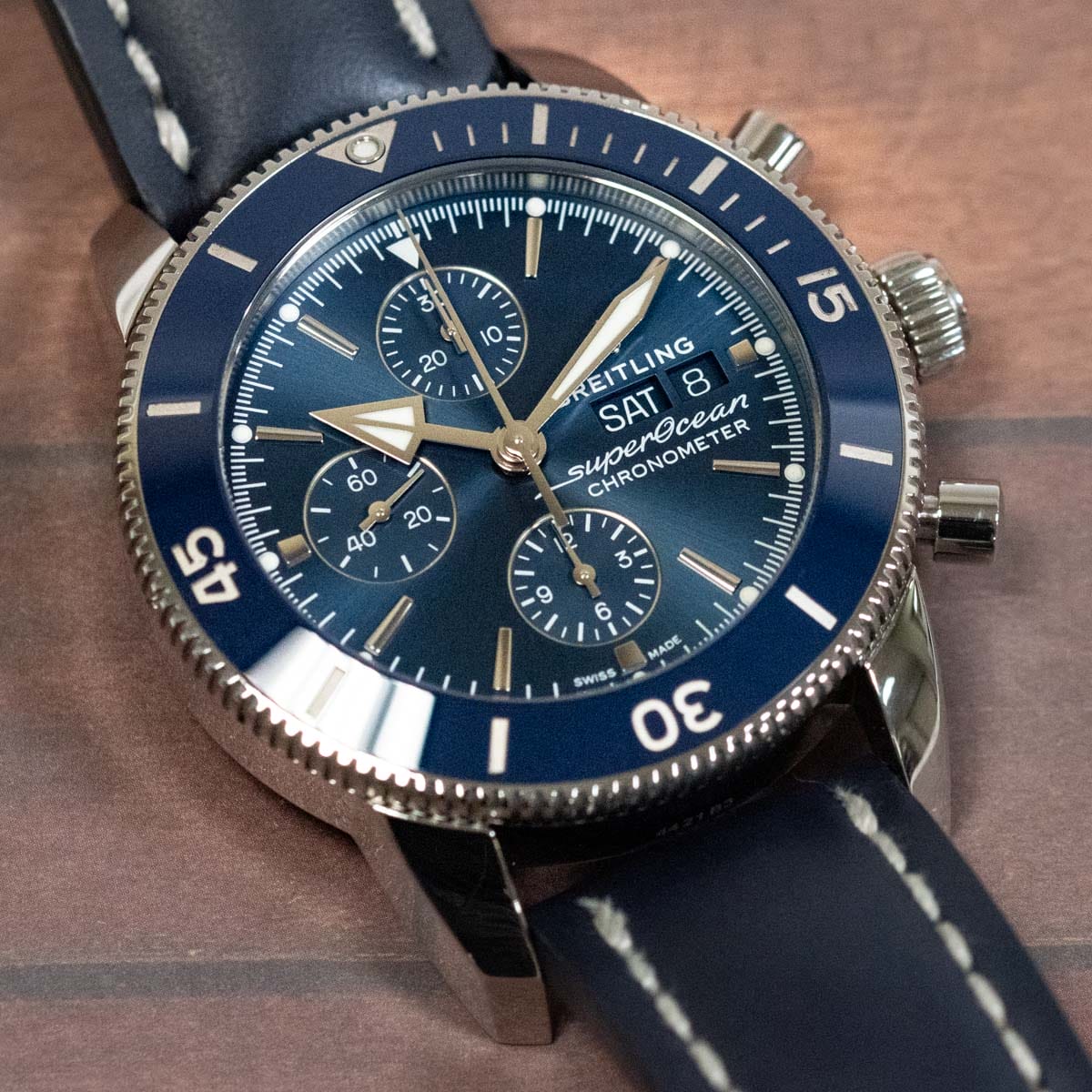 Extra Shot of Superocean Heritage Chronograph 44