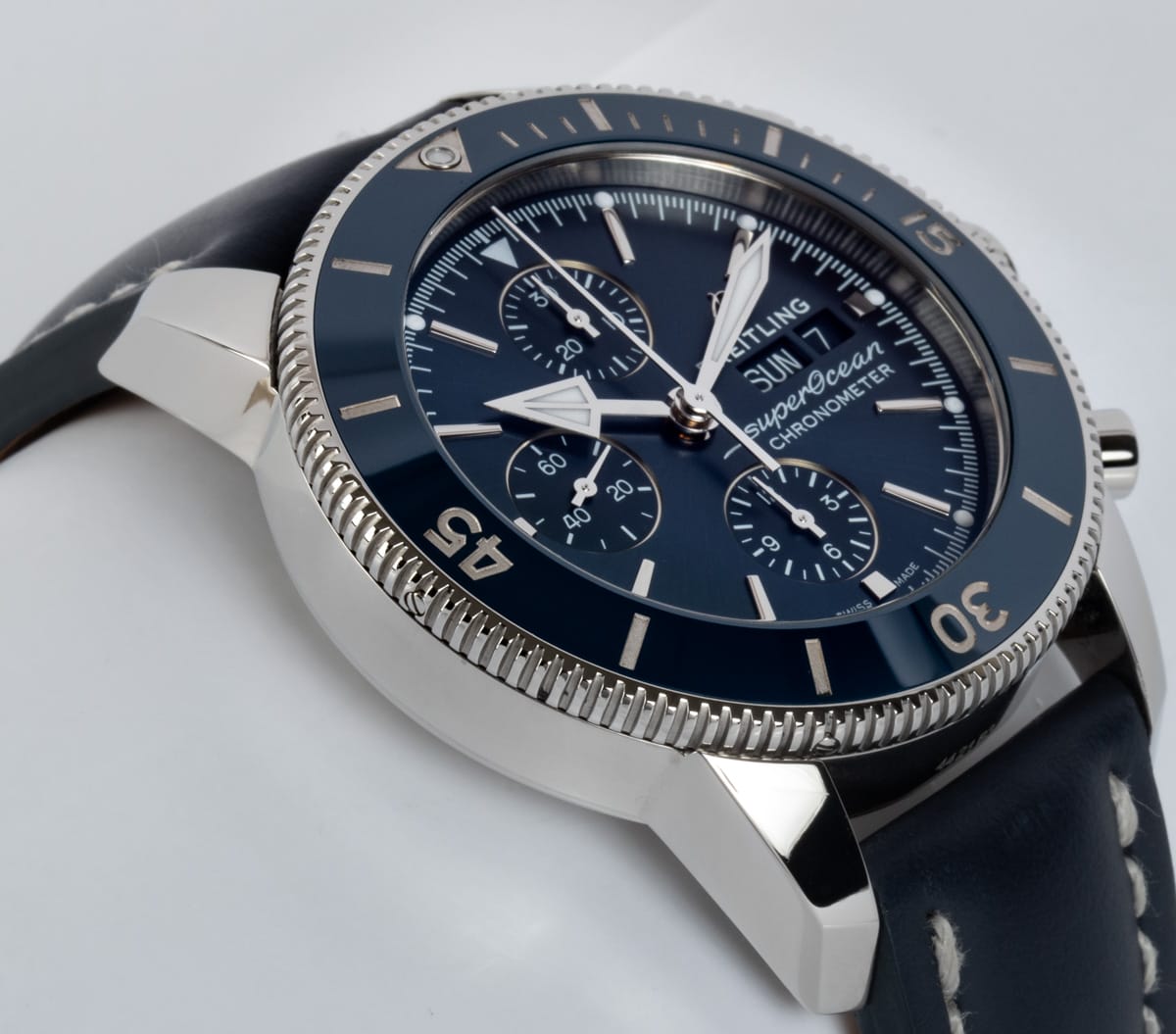 9' Side Shot of Superocean Heritage Chronograph 44