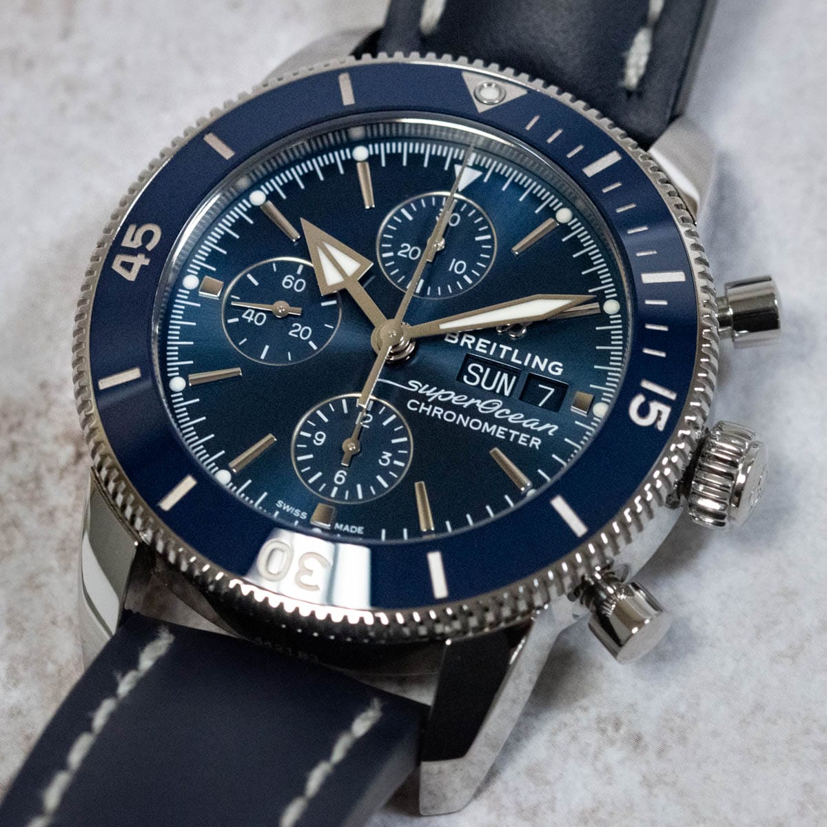 Stylied photo of  of Superocean Heritage Chronograph 44