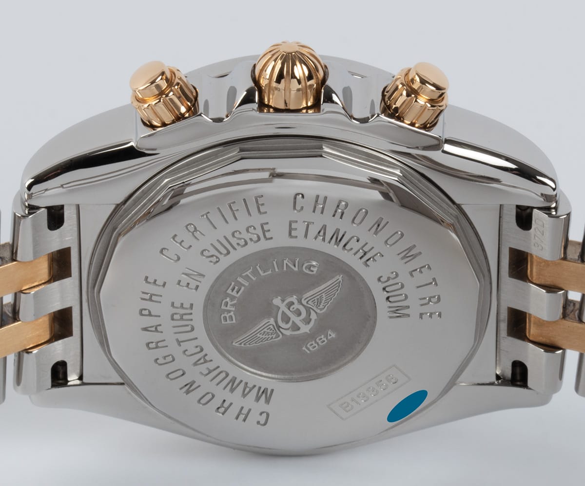 Caseback of Chronomat Evolution