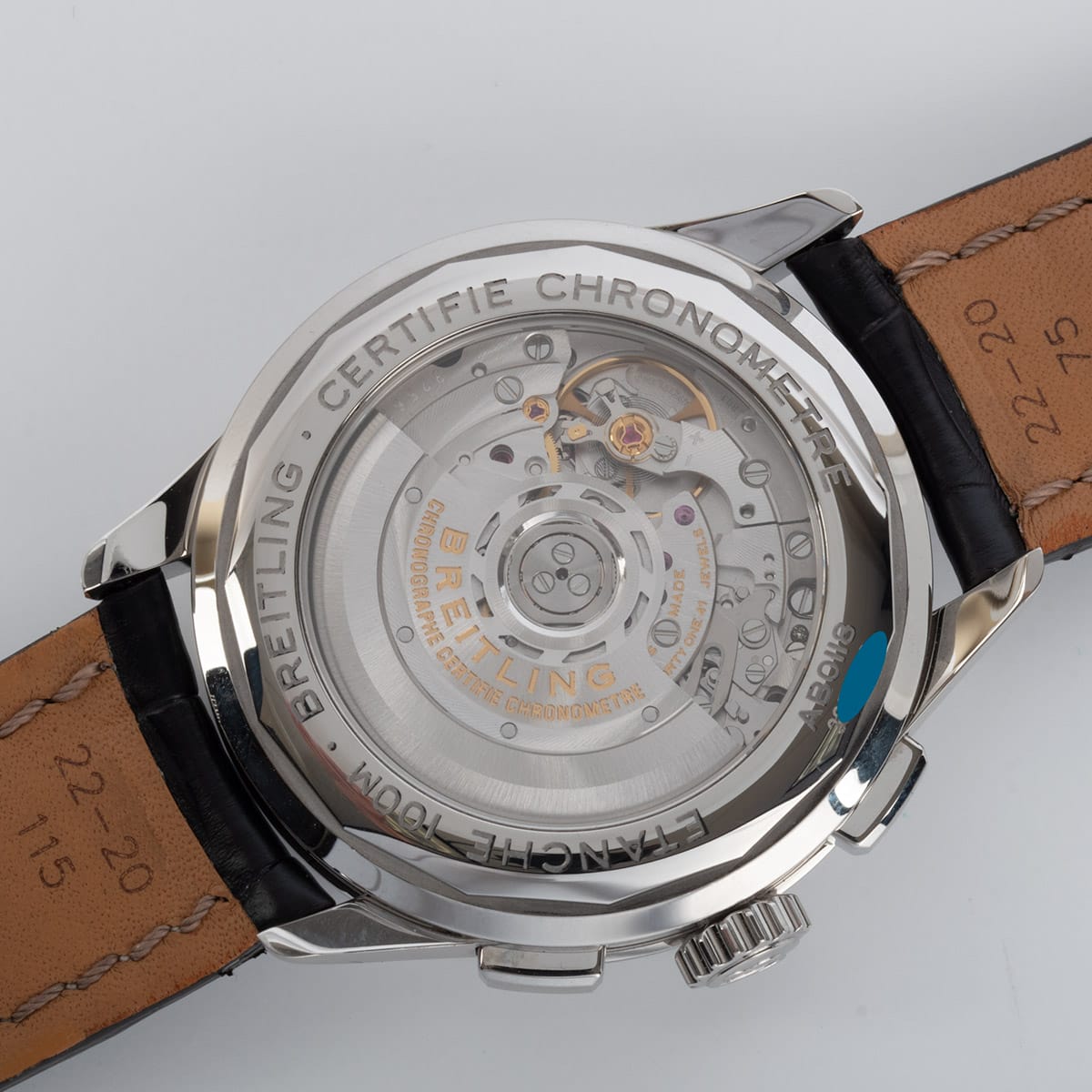 Caseback of Premier B01 Chronograph 42