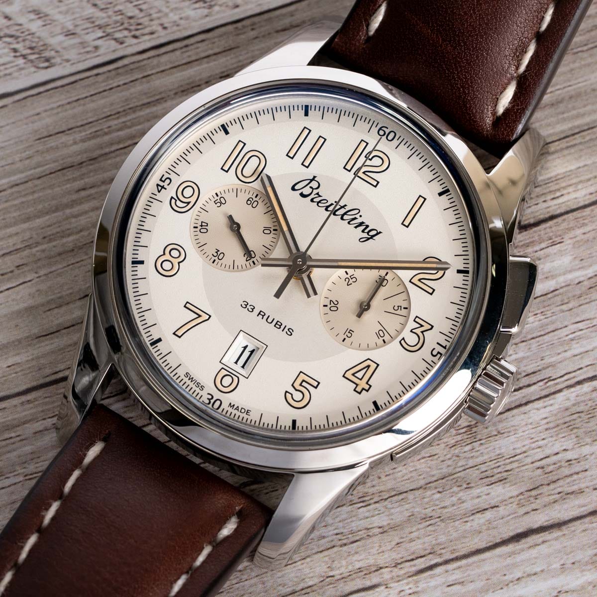 Stylied photo of  of Transocean Chronograph 1915