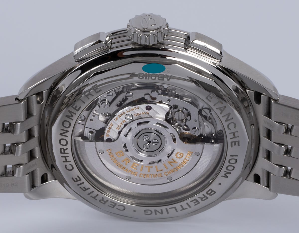 Caseback of Premier B01 Chronograph 42