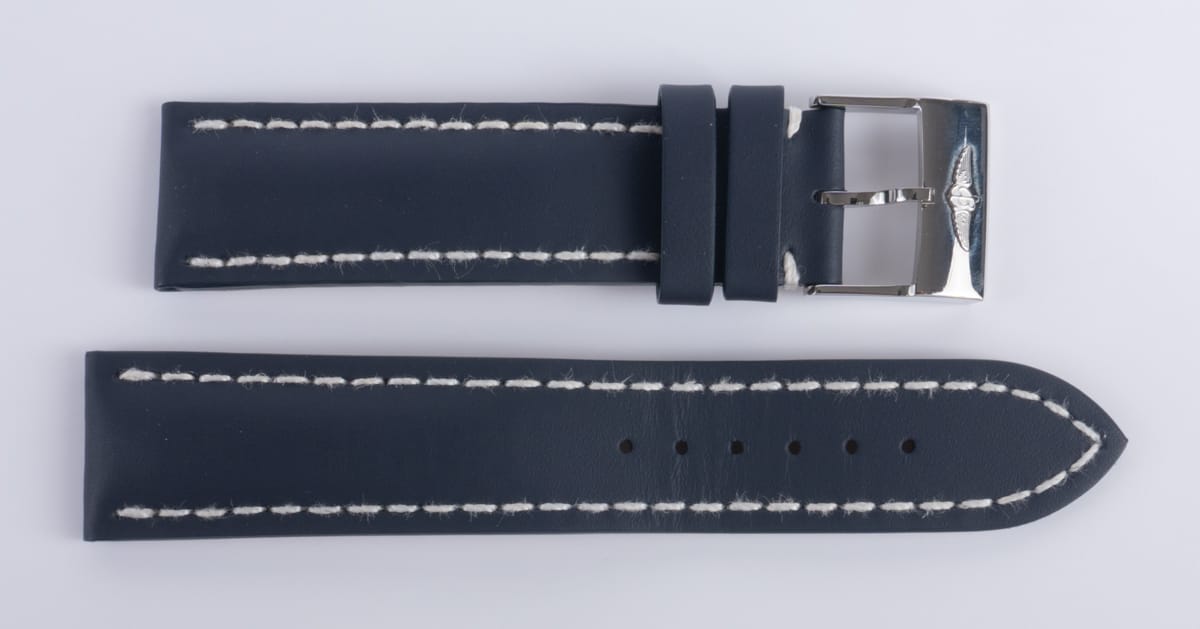 Photo of of Blue Leather Tang Strap