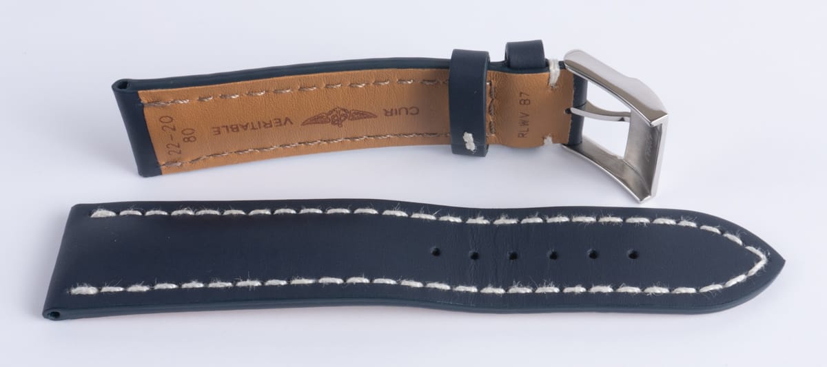 Yet another Photo of  of Blue Leather Tang Strap