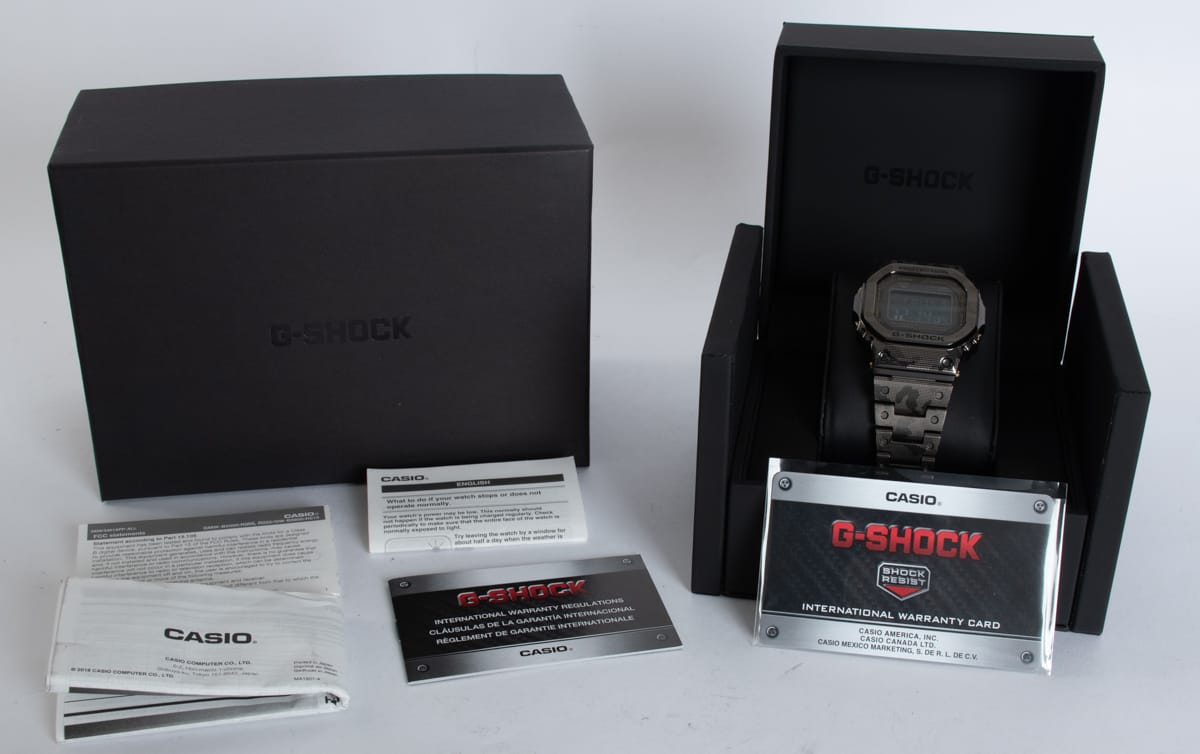 Box / Paper shot of G-Shock Camouflage Limited Edition