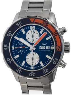 We buy IWC Aquatimer Chronograph watches