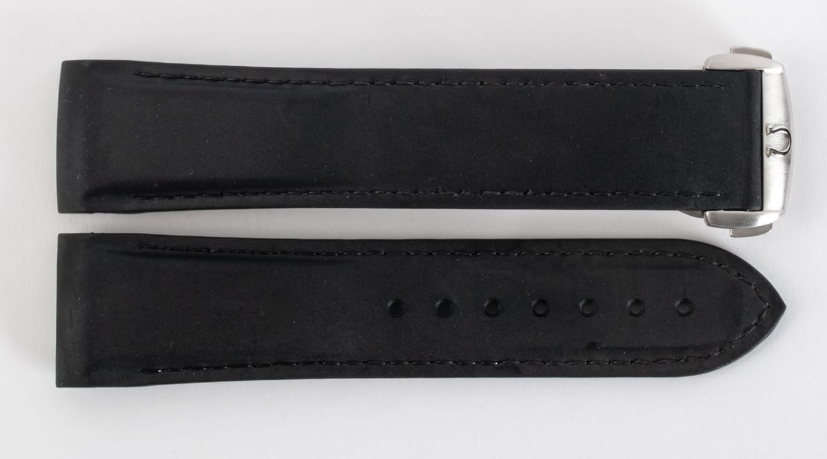 Front View of Rubber Deployant Strap for Planet Ocean