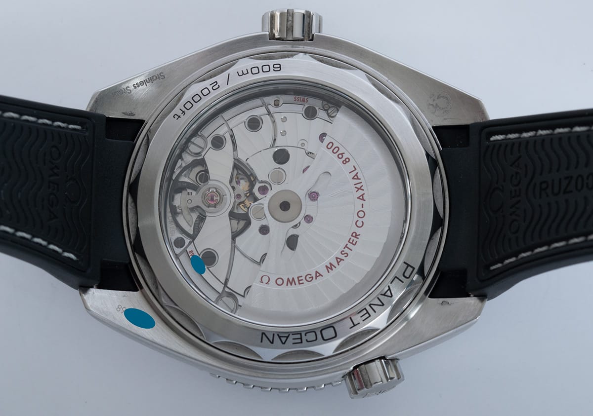 Caseback of Seamaster Planet Ocean Master 43.5MM