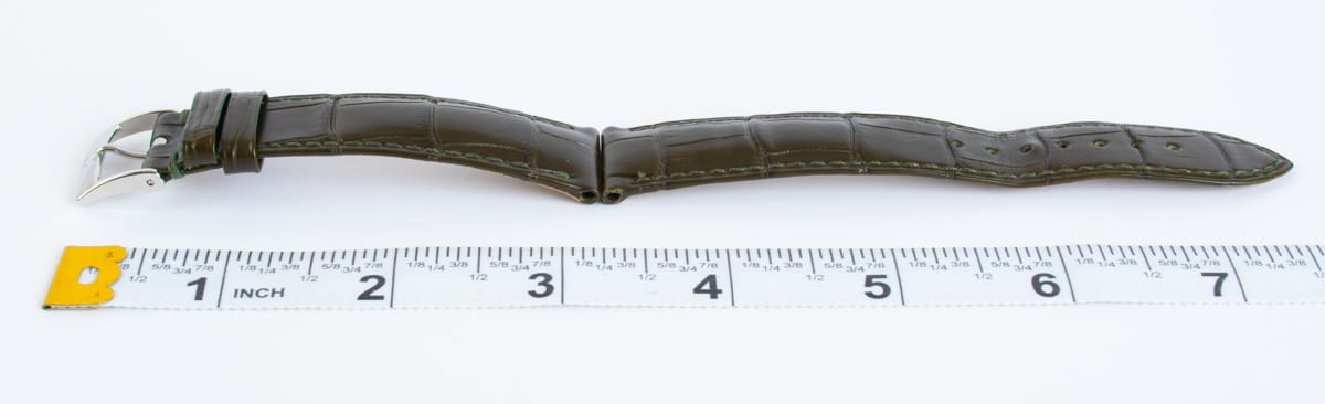 9' Side Shot of Omega alligator strap