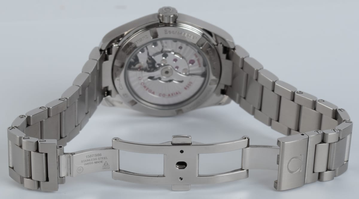 Open Clasp Shot of Seamaster Aqua Terra 150M 38.5 MM