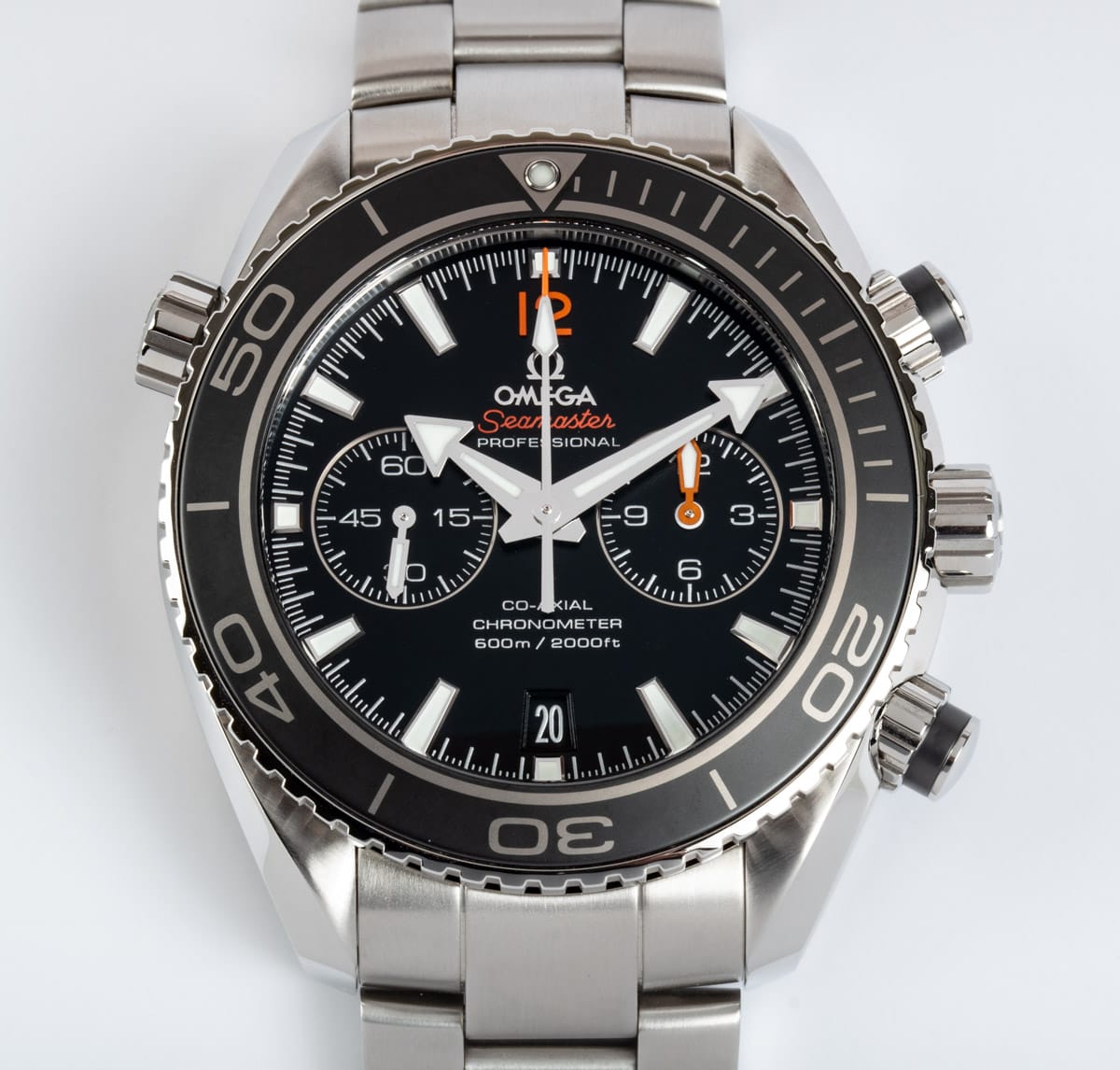 Front Shot  of Seamaster Planet Ocean Chronograph
