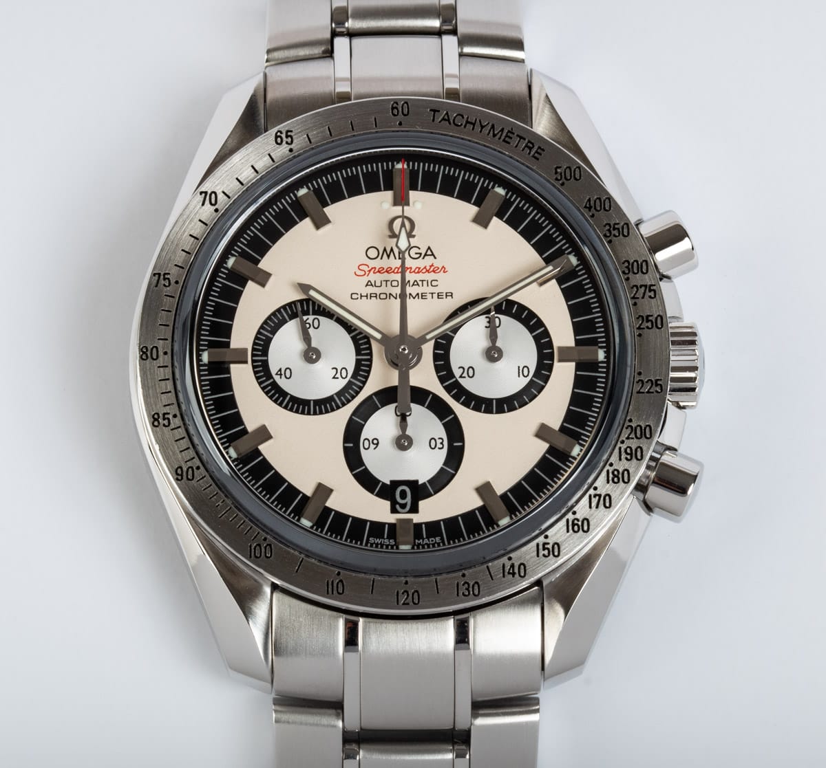 Front Shot  of Speedmaster 'The Legend' Schumacher