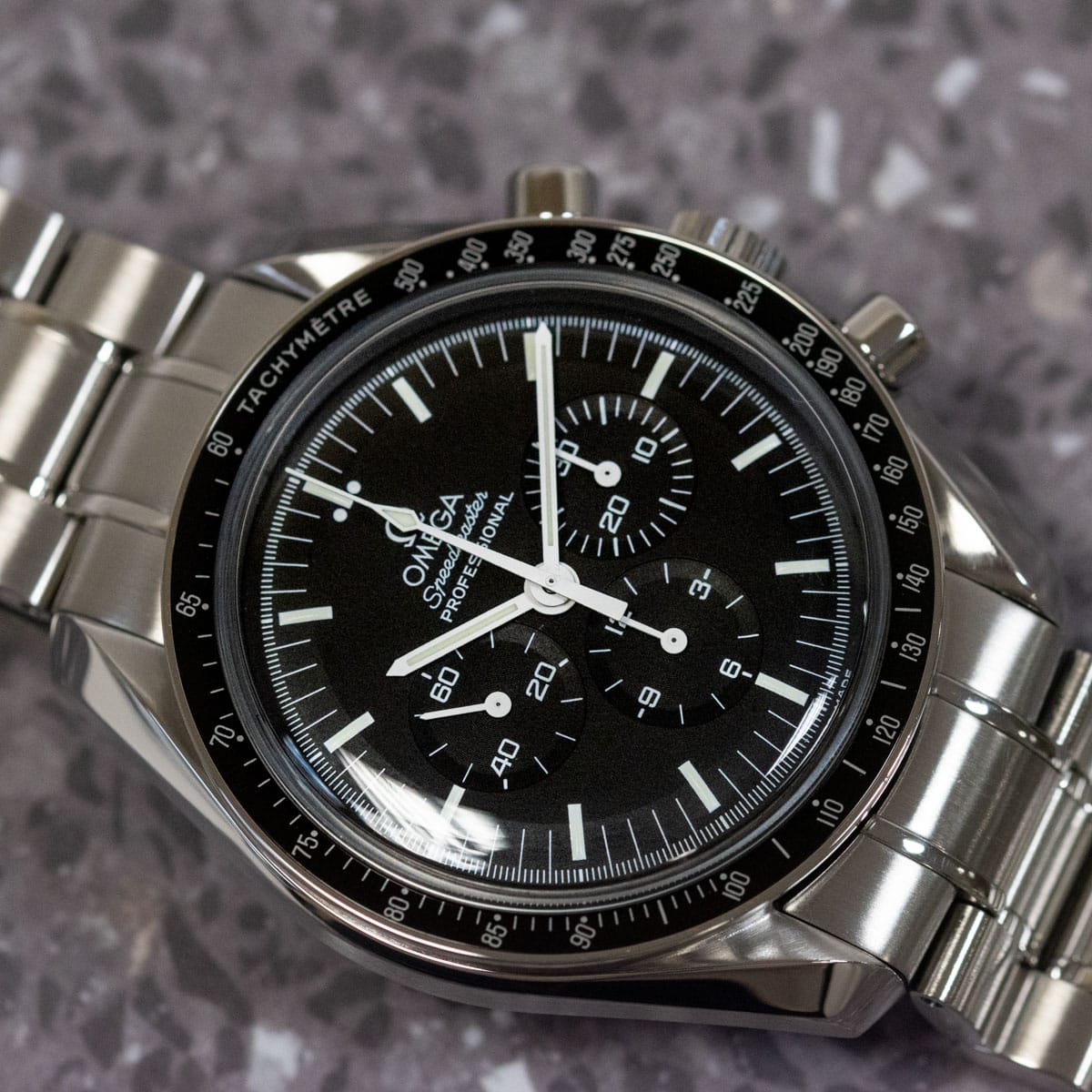 Stylied photo of  of Speedmaster Moonwatch