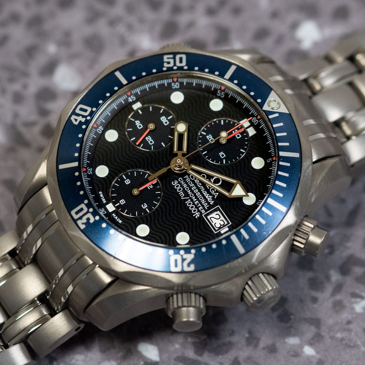 Stylied photo of  of Seamaster Professional Chronograph