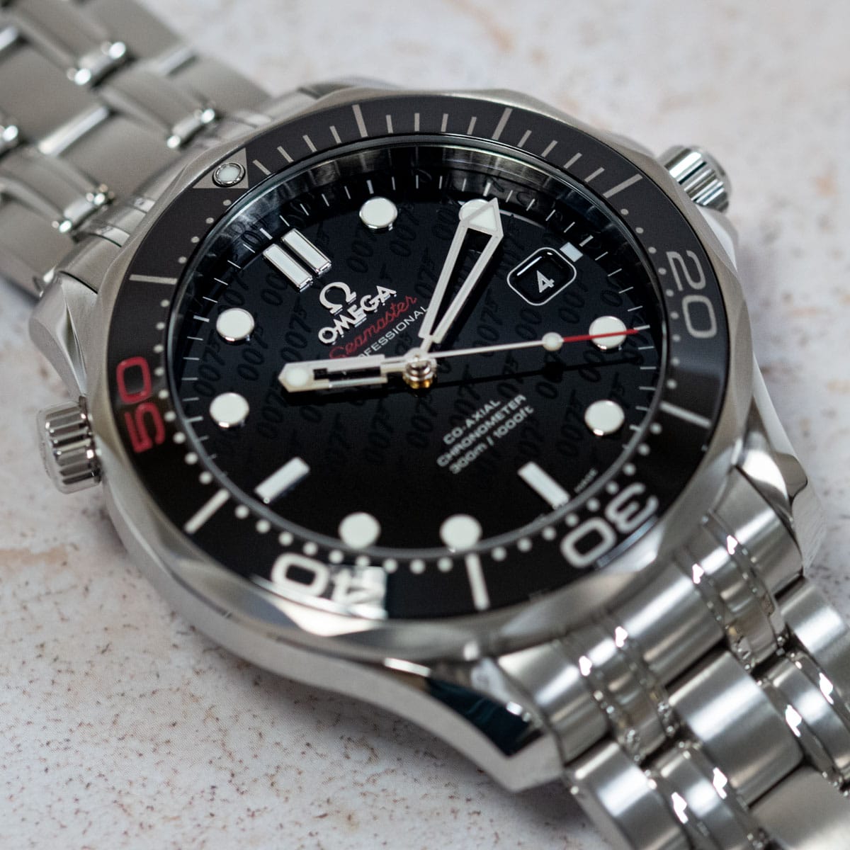 Stylied photo of  of Seamaster Professional James Bond 50th Anniversary Limited Edition