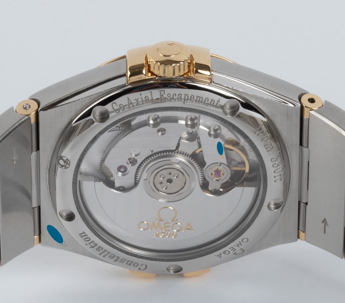 Caseback of Constellation Co-Axial 35mm