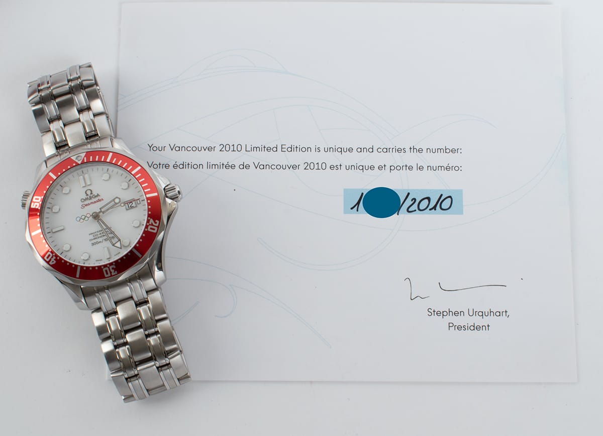 Paper shot of Seamaster 'Olympic Vancouver 2010'