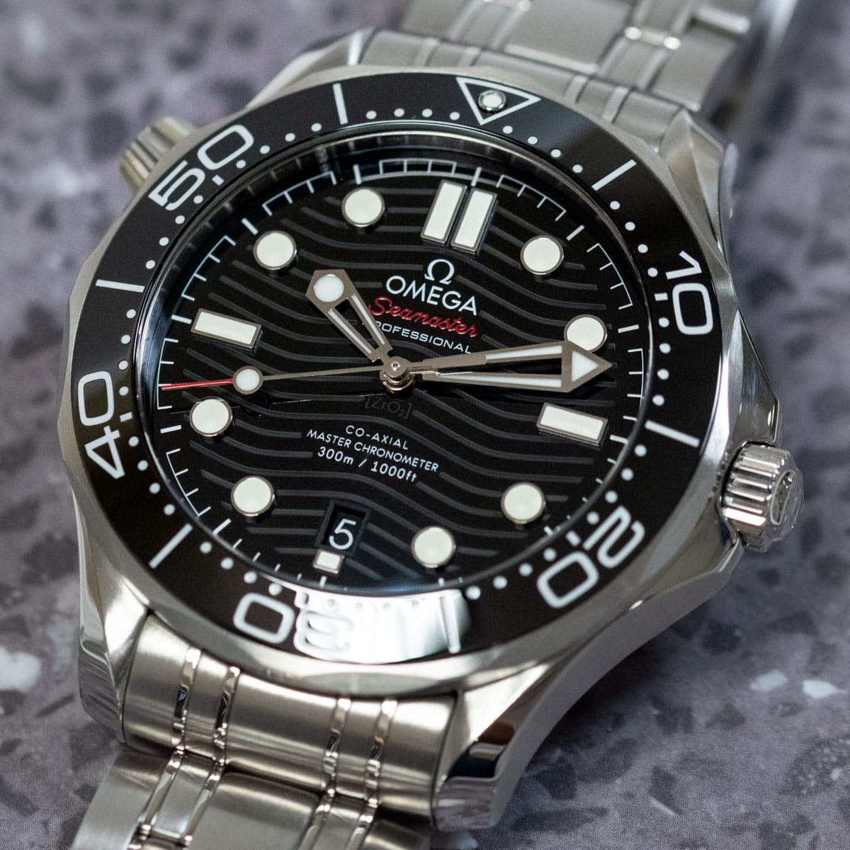 Stylied photo of  of Seamaster Diver 300M Master Chronometer