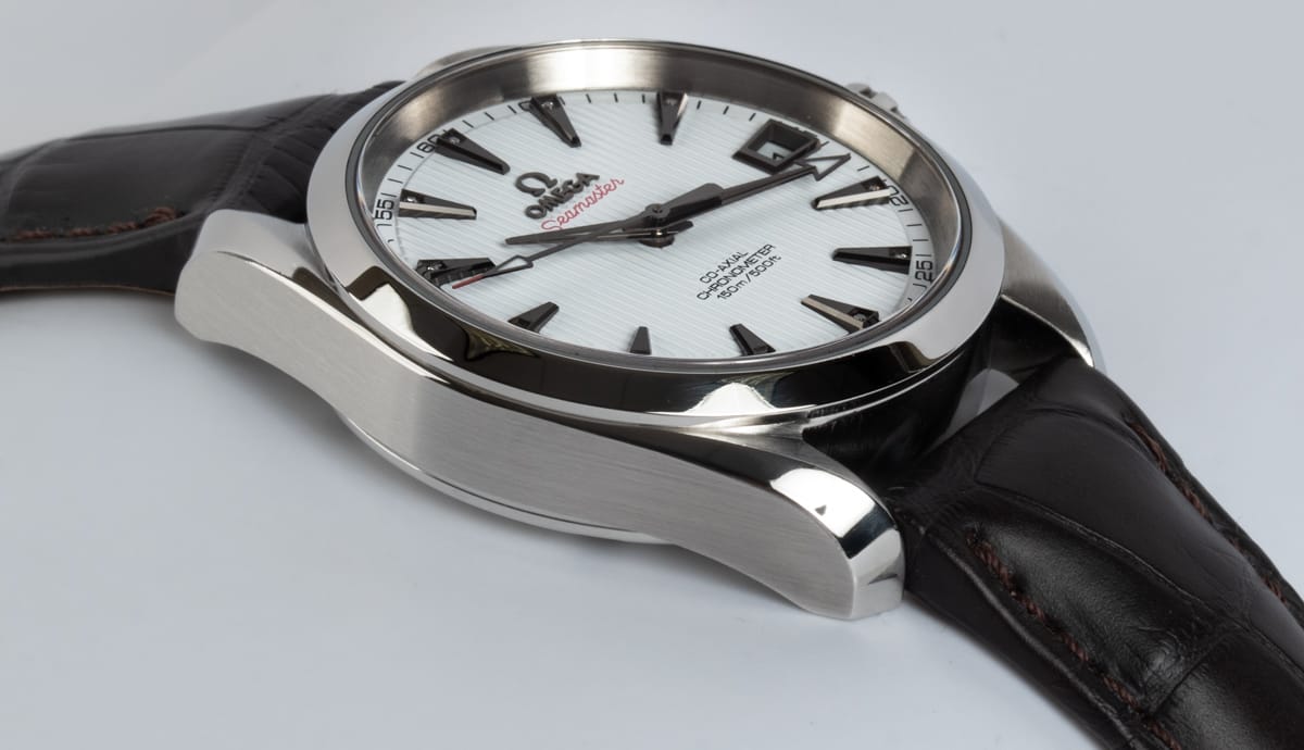 9' Side Shot of Seamaster Aqua Terra 38.5 MM