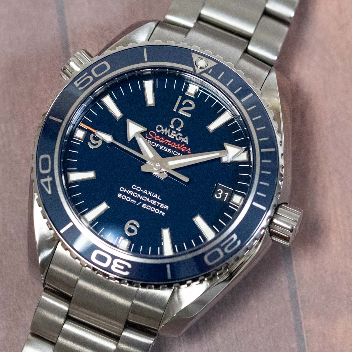 Stylied photo of  of Seamaster Planet Ocean