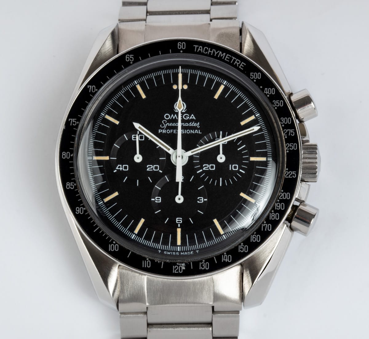 Front Shot  of Speedmaster 'Straight Writing'