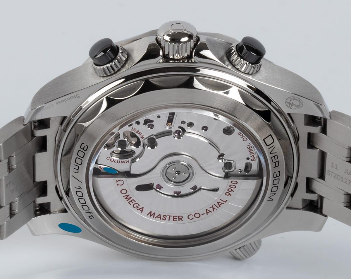 Caseback of Seamaster Diver Chrono