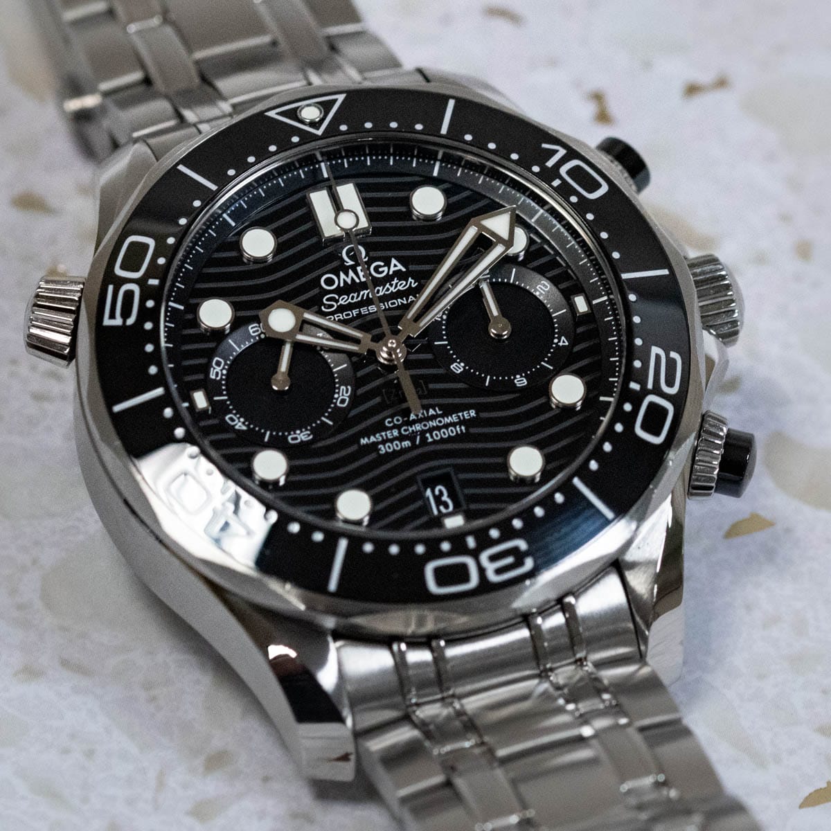 Stylied photo of  of Seamaster Diver Chrono
