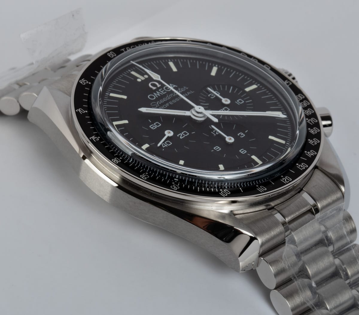 9' Side Shot of Speedmaster Moonwatch Professional Co-Axial Master Chronometer