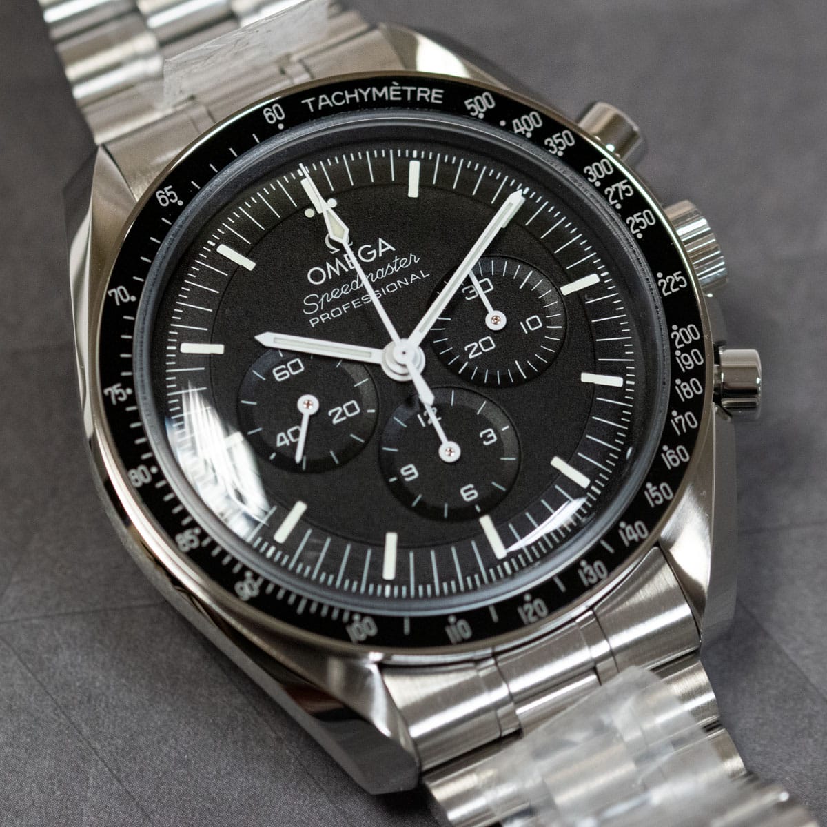 Stylied photo of  of Speedmaster Moonwatch Professional Co-Axial Master Chronometer