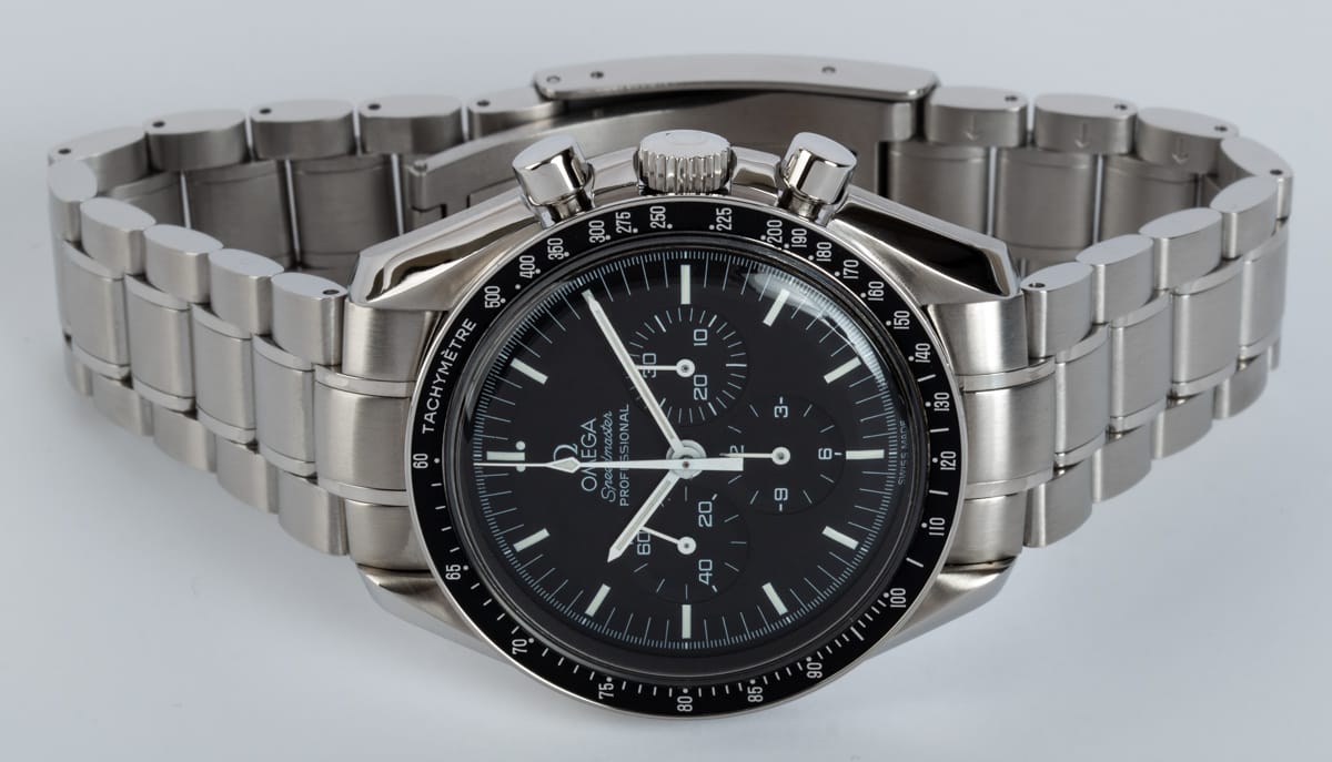 Front View of Speedmaster Moon 'Hesalite Sandwich'