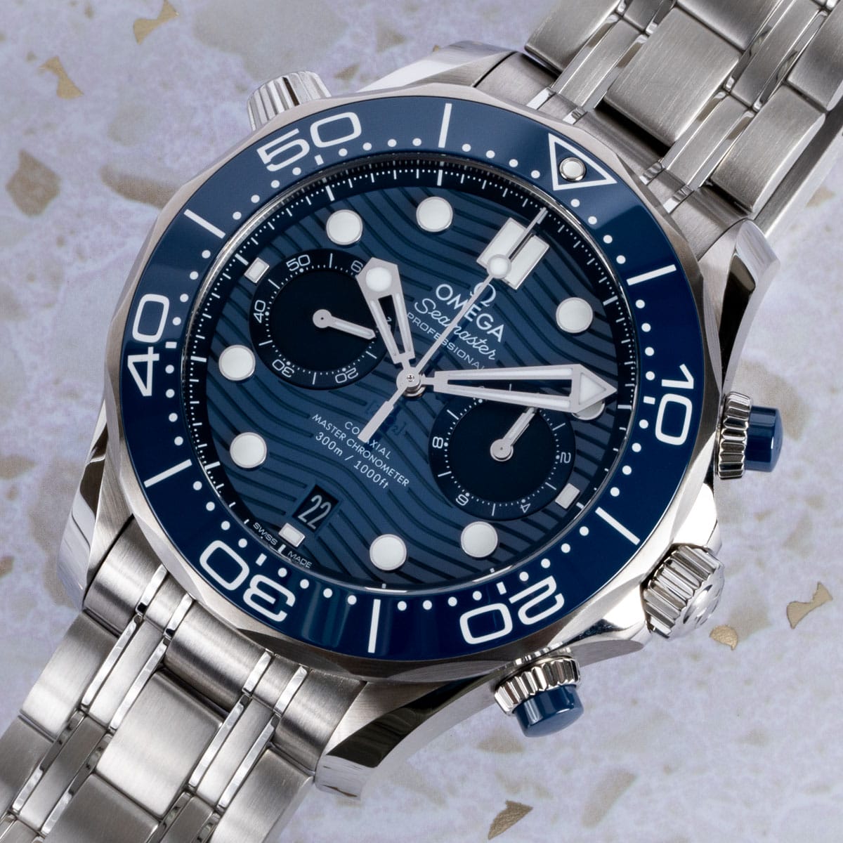 Stylied photo of  of Seamaster Diver Chrono