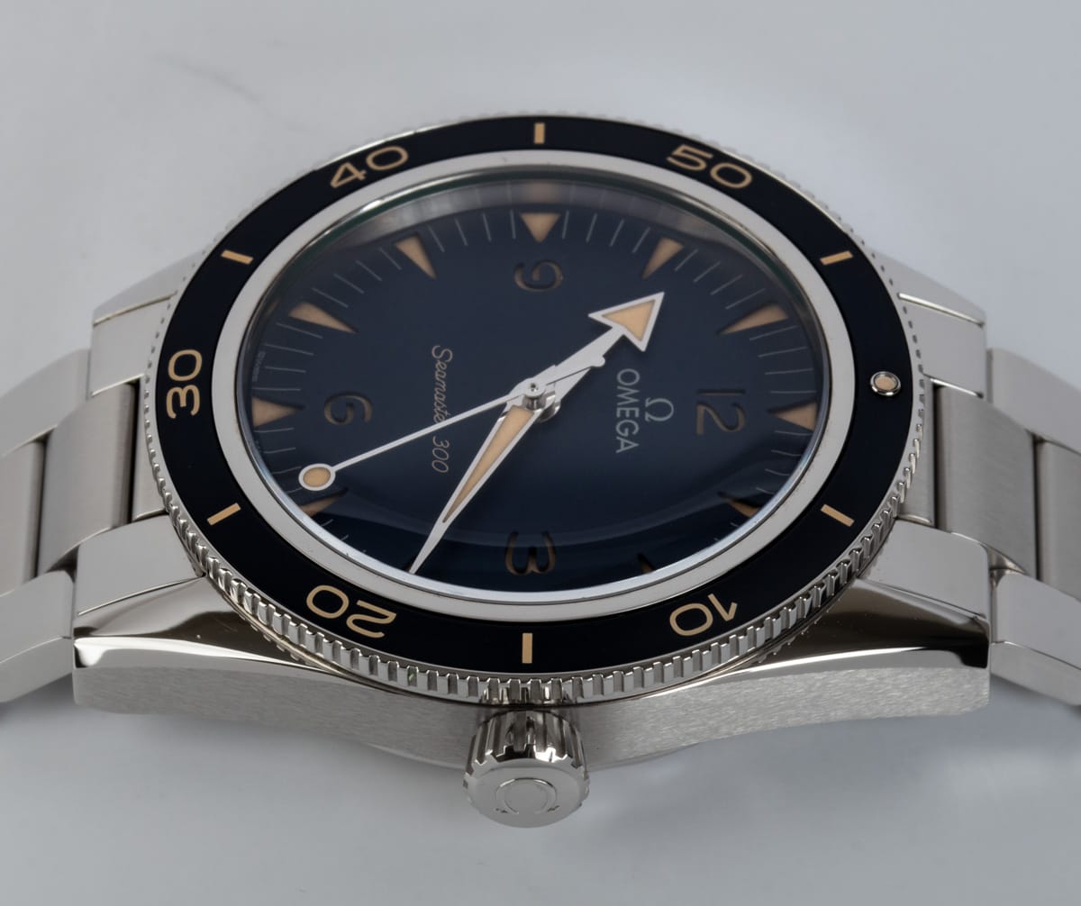 Crown Side Shot of Seamaster 300 Master Co-Axial