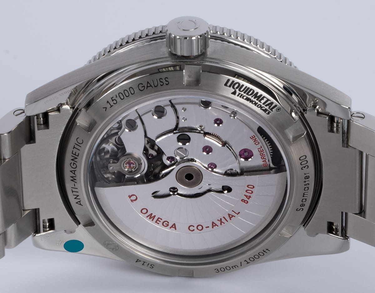 Caseback of Seamaster 300 Master Co-Axial