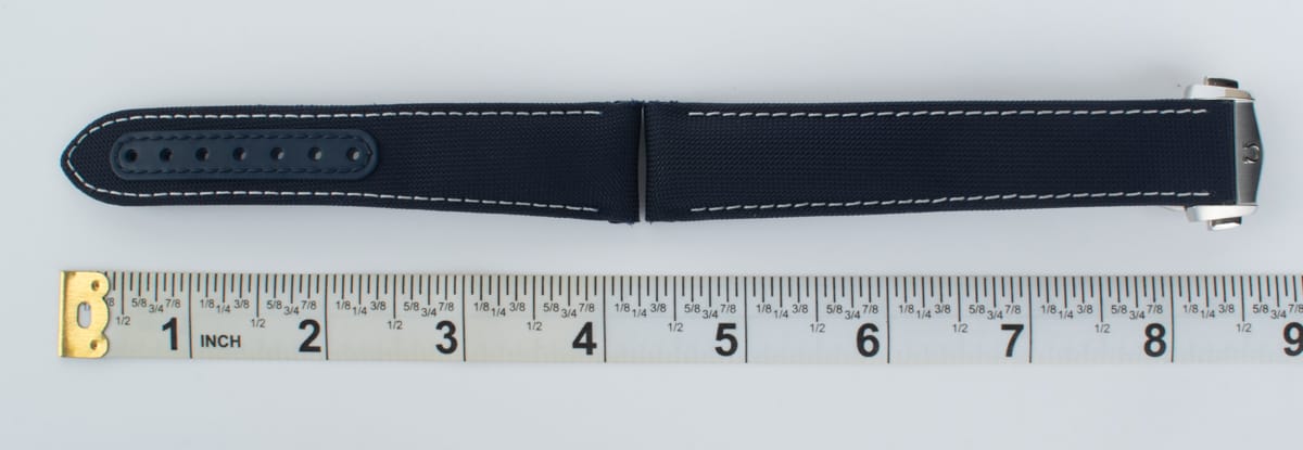 And another photo of of Fabric and Leather Deployant Strap