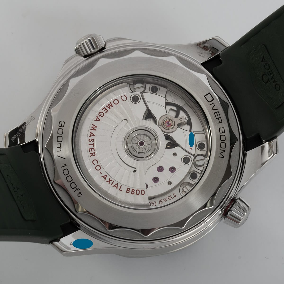 Caseback of Seamaster Diver 300M