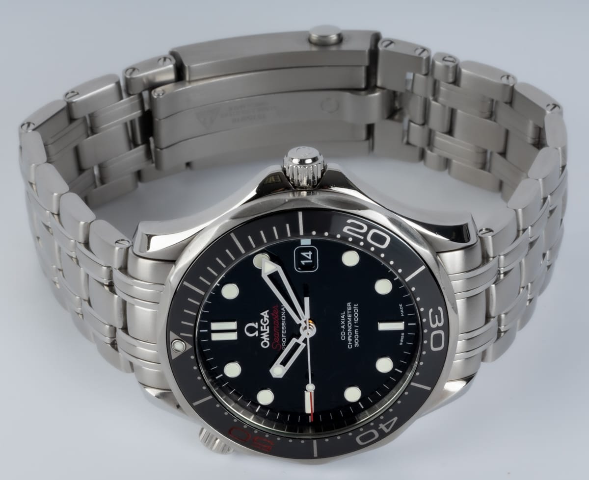 Front View of Seamaster Pro 007 James Bond 50th Anniversary Limited Edition