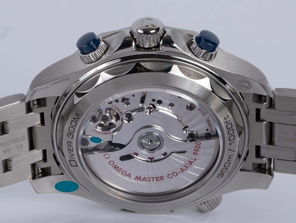 Caseback of Seamaster Diver Chrono