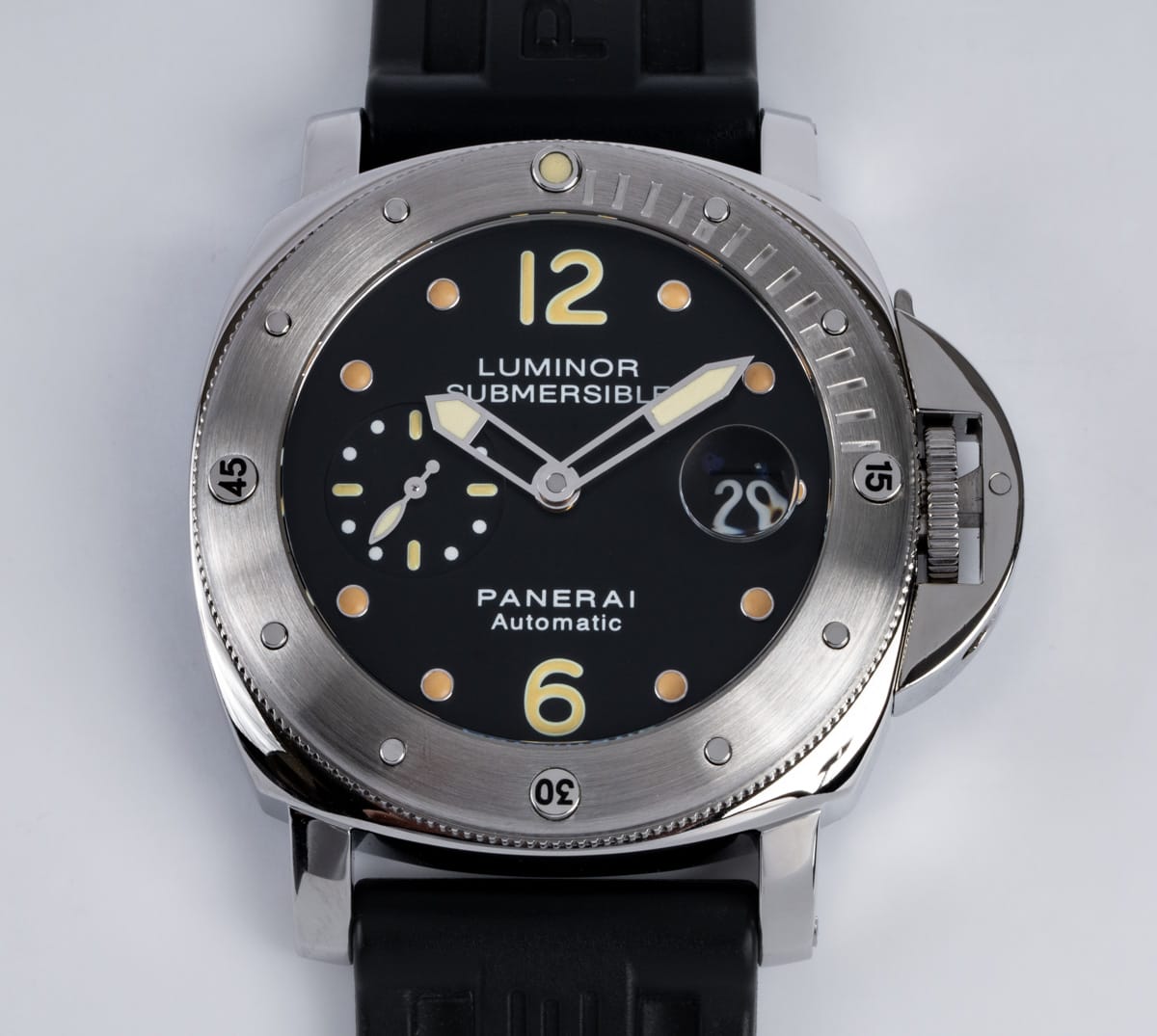 Front Shot  of Luminor Submersible 'Tritium Dial'