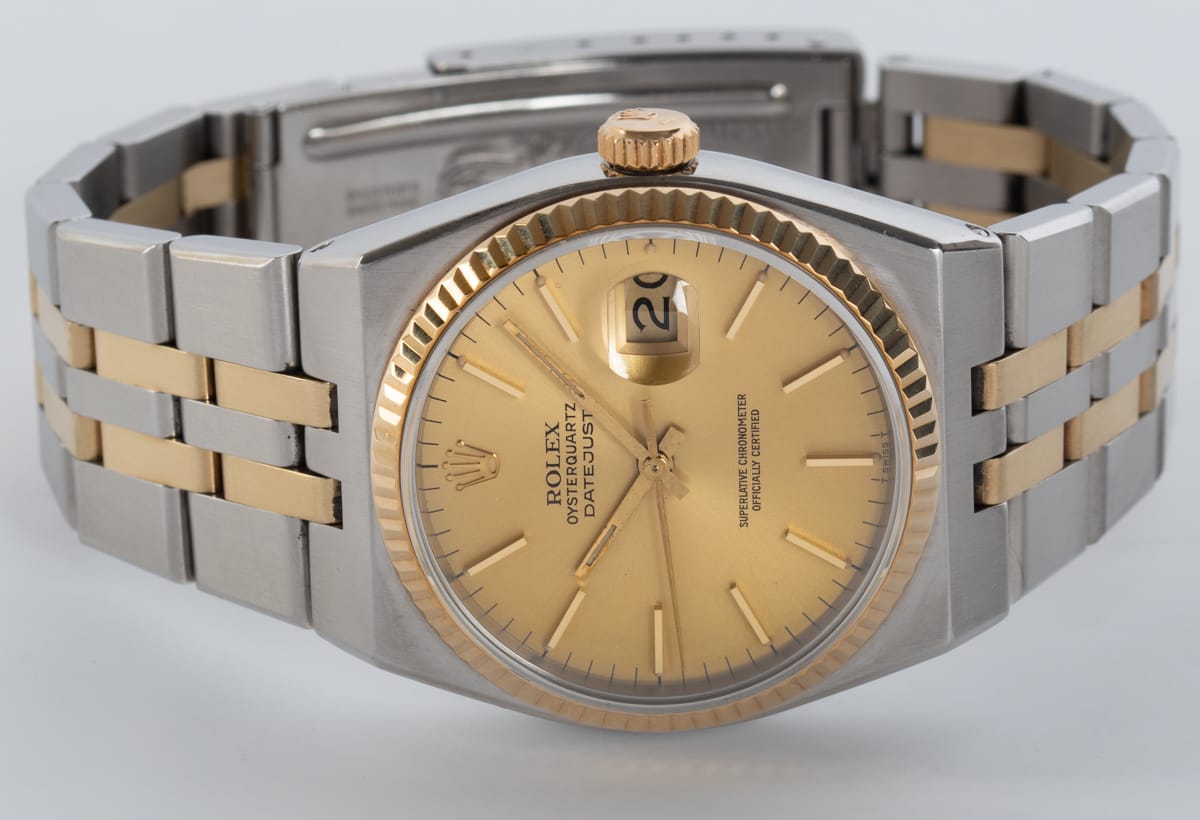 Front View of Datejust Oysterquartz