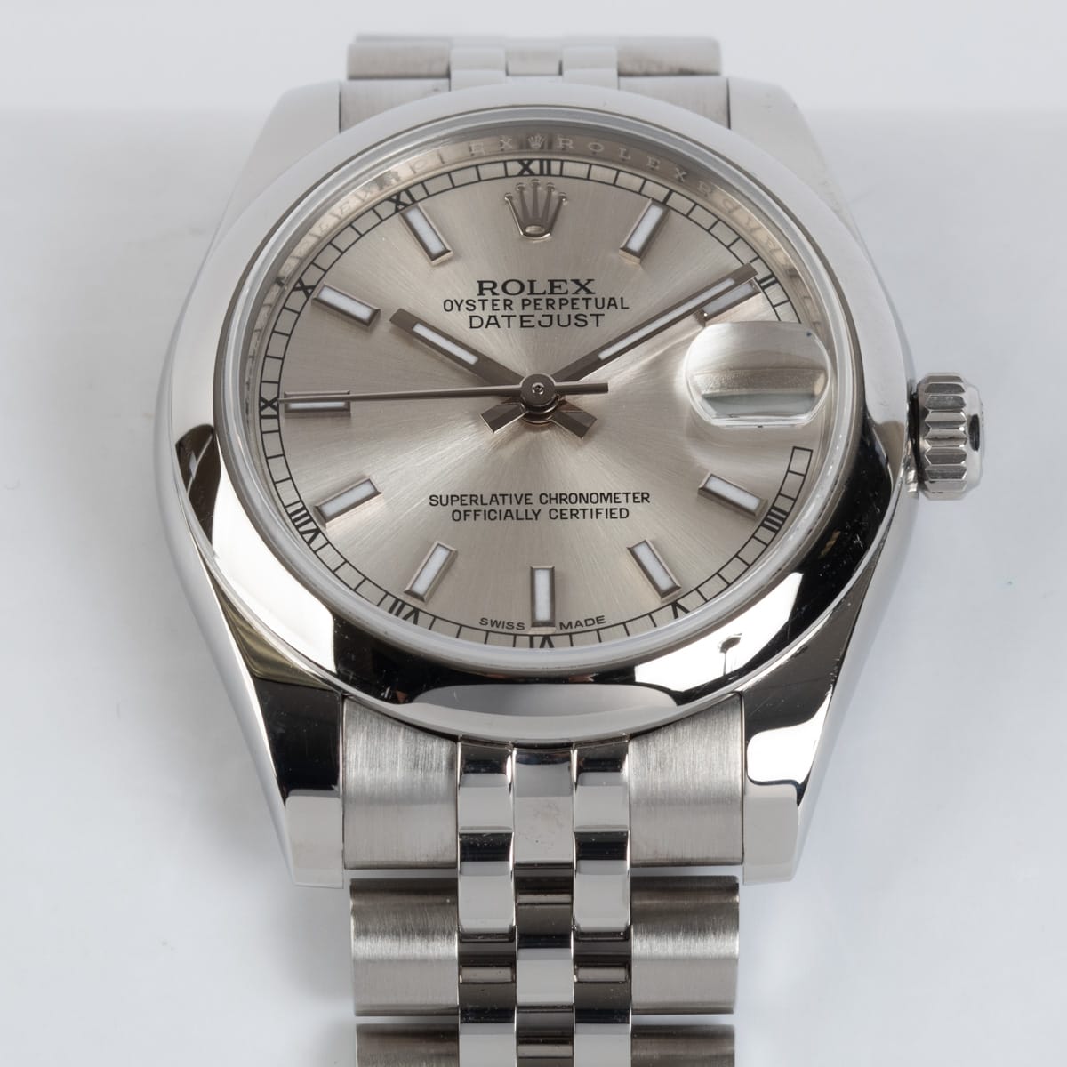 Front Shot  of Datejust Midsize 31MM