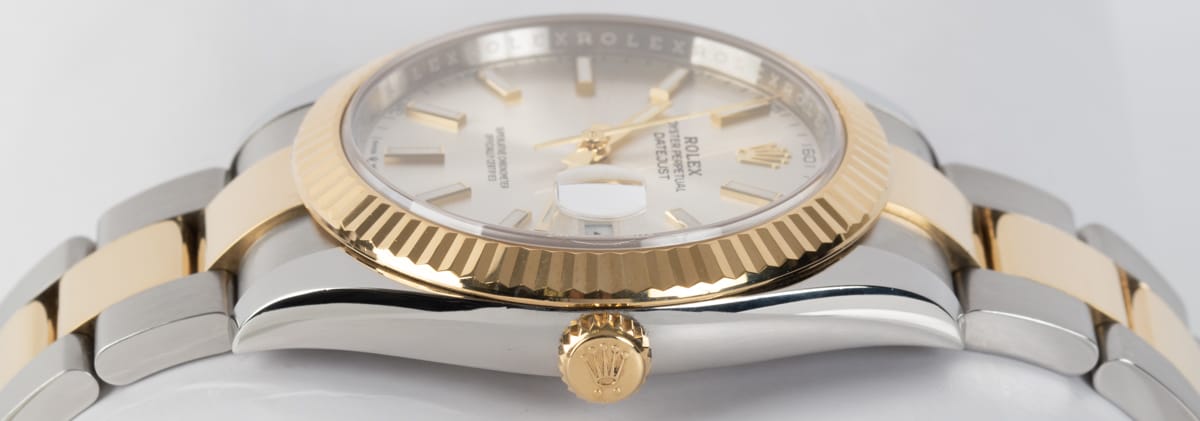 Crown Side Shot of Datejust 41