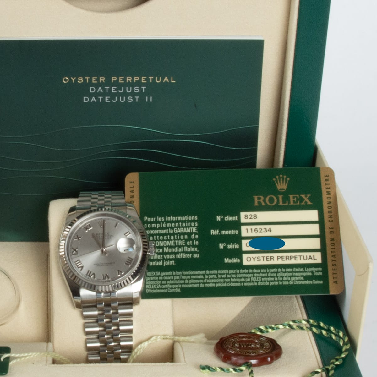 View in Box of Datejust 36
